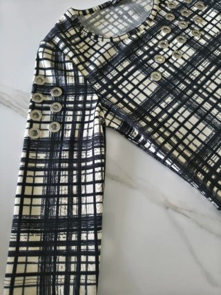 Vestito Denny Rose tubino fantasia