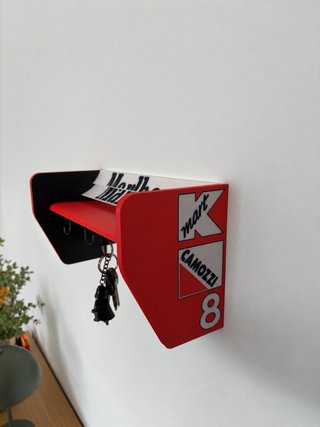 Suporte de Chaves Asa Traseira F1 Marlboro