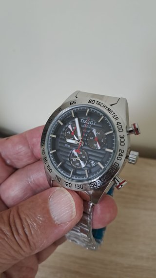 Orologio da uomo cronometro in acciaio