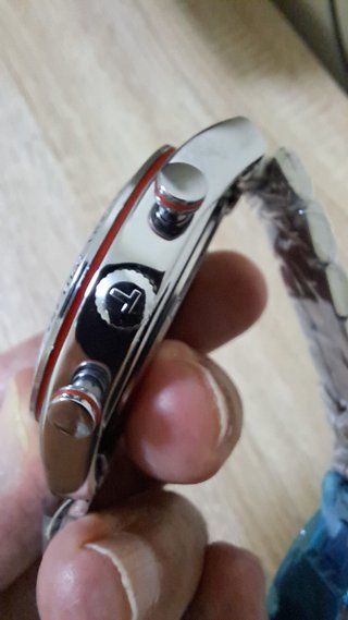 Orologio da uomo cronometro in acciaio