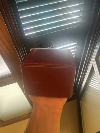 Scatola Omega Vintage Borgogna