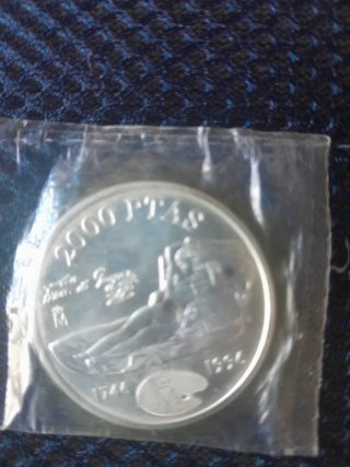 Moneda 2000 Pesetas Carlos I Rey 1996