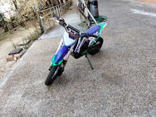 Moto Rebelmaster Enduro/Motocross Azul/Verde