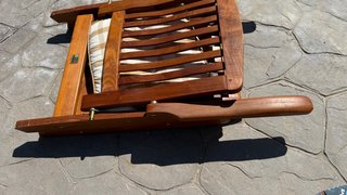 Sillón plegable madera jardín/terraza
