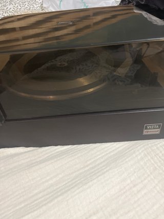 Tocadiscos Vintage Garrard con Tapa