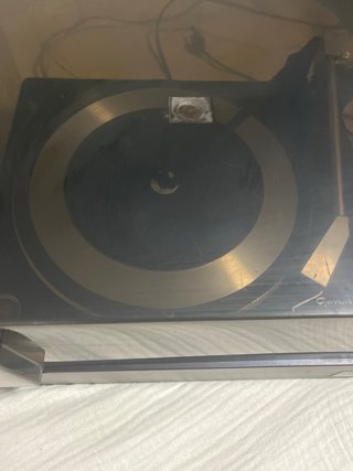 Tocadiscos Vintage Garrard con Tapa