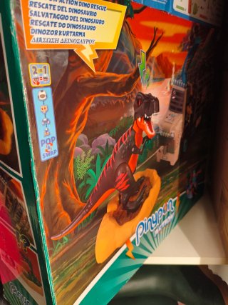Camión Pinypon con Dinosaurio y Figura