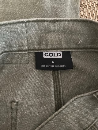 Pantalones Cold Culture Talla S Verde Oliva