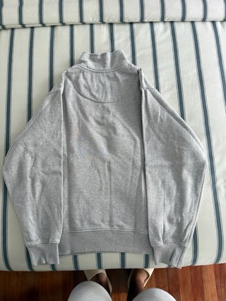 Sudadera Wasted Paris Gris Media Cremallera