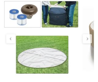 Jacuzzi Intex Beige Hinchable
