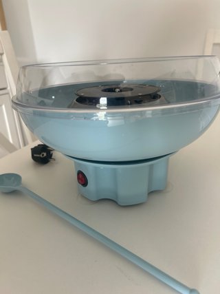 Máquina de algodón de azúcar azul