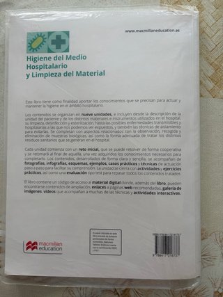 Higiene del medio hospitalario y limpieza del m...