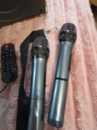 Mini Karaoke con Micrófonos