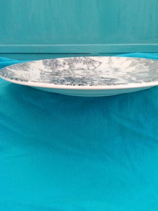 Plato de porcelana decorativo vintage San Claudio