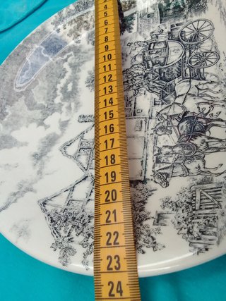 Plato de porcelana decorativo vintage San Claudio