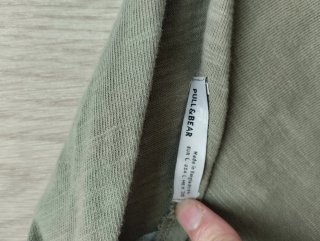 Mono verde de pull&bear