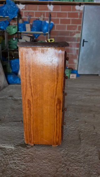 Cómoda de pino de 6 cajones