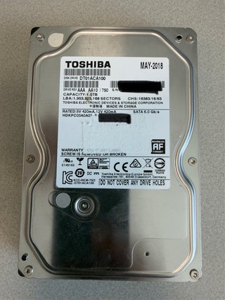Discos Duros 3.5 Toshiba 1TB SATA 6.0 Gb/s