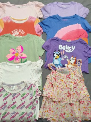 Lote 14 camisetas verano niña T6/7