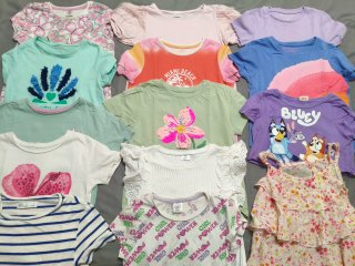 Lote 14 camisetas verano niña T6/7