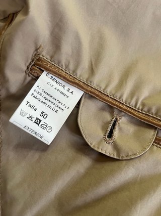 Parka Caballero Buccino Talla 50 Color Topo