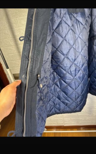 Parka mujer azul nueva