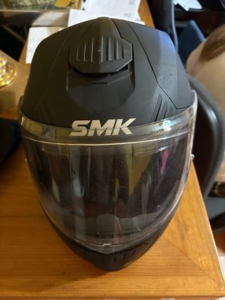 Casco de moto SMK negro