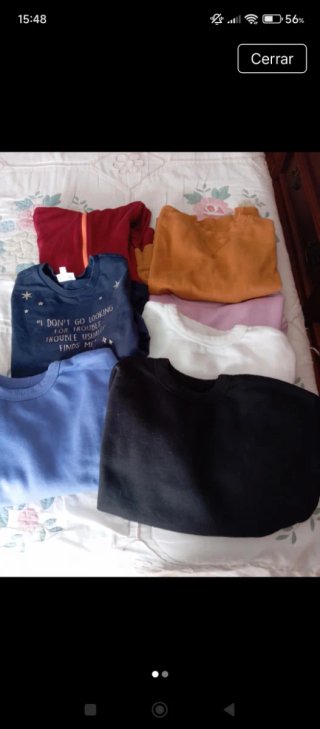 Lote 7 sudaderas niña Lefties y otras