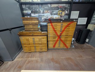 Mueble Planero Antiguo Madera