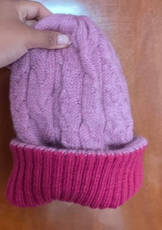 Gorro de lana tejido