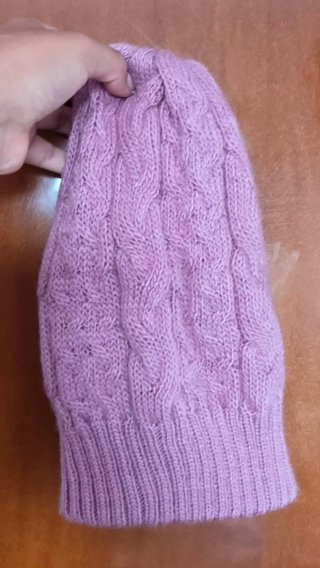 Gorro de lana tejido