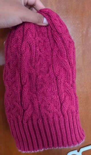 Gorro de lana tejido