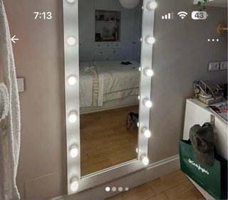 Espejo cuerpo entero con luces LED