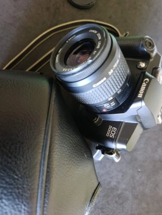 Canon EOS 5000 con custodia