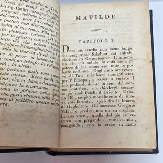 Matilde Memorie Istoria Crociate Cottin 1818