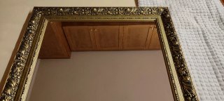 Espejo Vintage Dorado Ornamentado