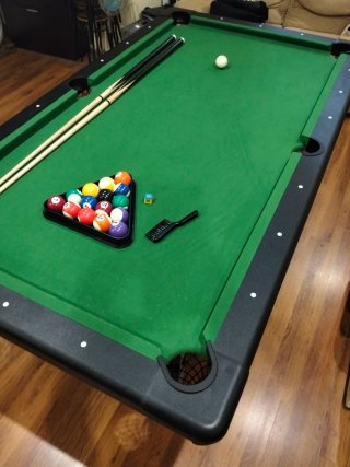 Mesa de billar plegable