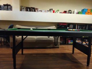 Mesa de billar plegable