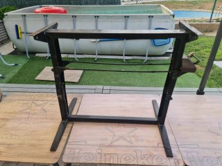 Base mesa elevable camper