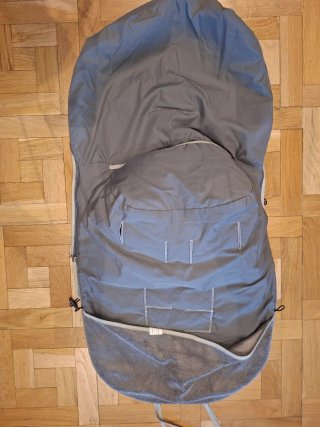 Saco de invierno para silla de paseo gris