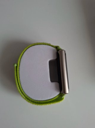 Reloj Inteligente Verde y Plateado