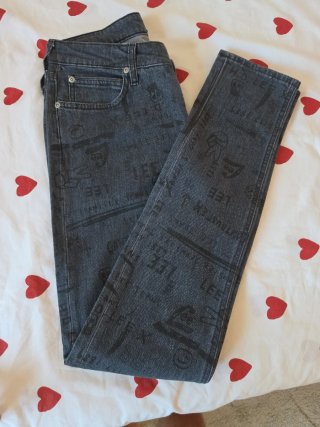 Pantalones Lee serigrafiados 30x32
