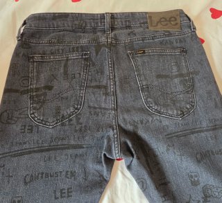 Pantalones Lee serigrafiados 30x32