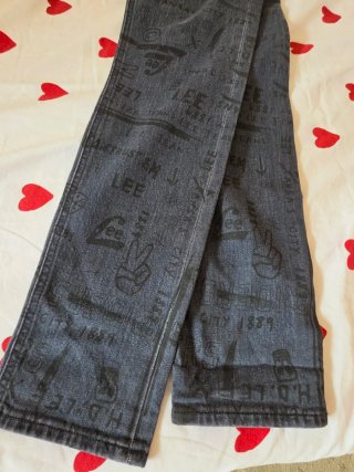 Pantalones Lee serigrafiados 30x32