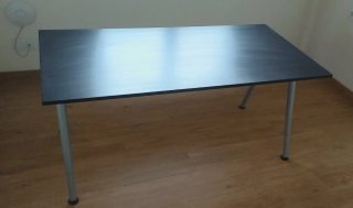 Mesa de oficina escritorio madera y metal