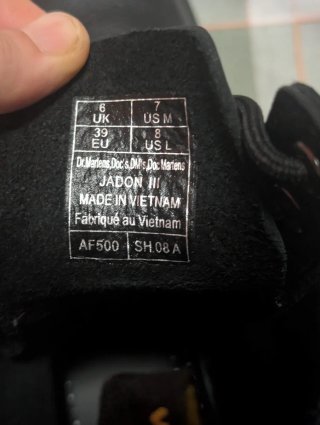 Dr Martens Jadon III Pisa Nero