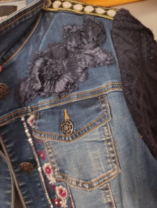 Chaqueta Desigual Talla S Mujer Vaquera