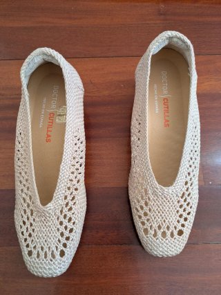 Zapatos Doctor Cutillas Beige Rejilla