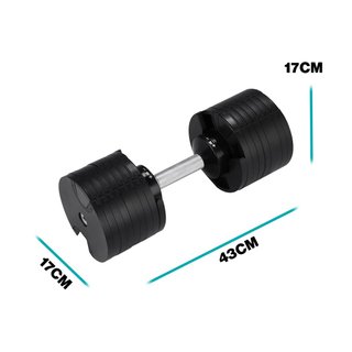 Mancuernas Ajustables 2-32 kg Fitness Tech