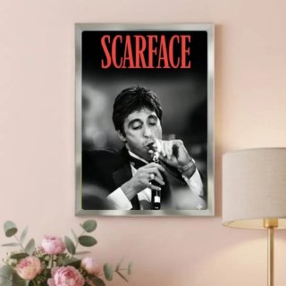 Quadro Scarface con cornice